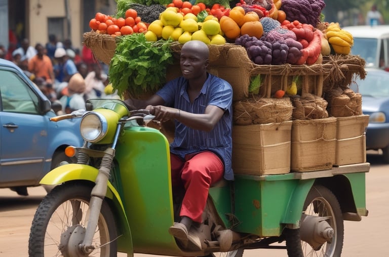Trendsetting African jewelry artfully presented.