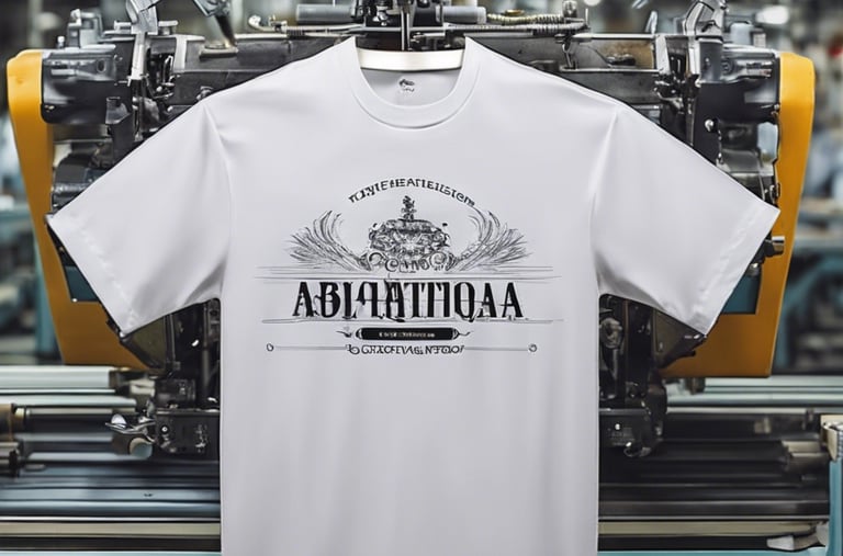 a t - shirt that is being made to look like a t - shirt