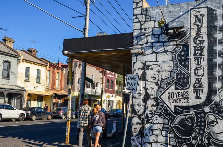 The Night Cat in Fitzroy, Melbourne