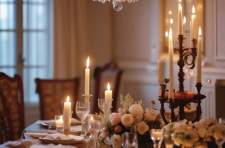 A white ceramic candle with a minimalist label, placed on the textured surface of a tree stump. The label reads '360 Wishes' and describes a hand-poured soy candle of 220ml capacity.