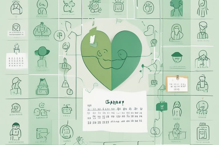 A warm, inviting scene of a person practicing daily self-care in a cozy home environment.