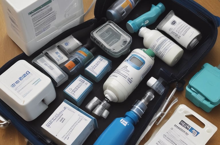 A sleek modern medical device displayed on a minimalist white surface with soft lighting.