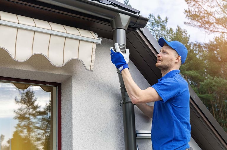 gutter repair services in Northern Virginia by First Class Remodeling