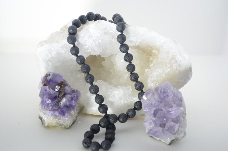 COLLAR PIEDRA DE LAVA