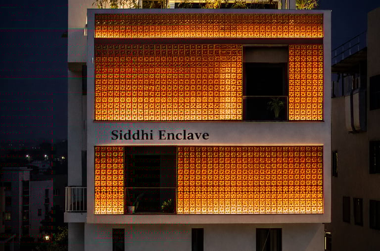 terracotta Jali exterior