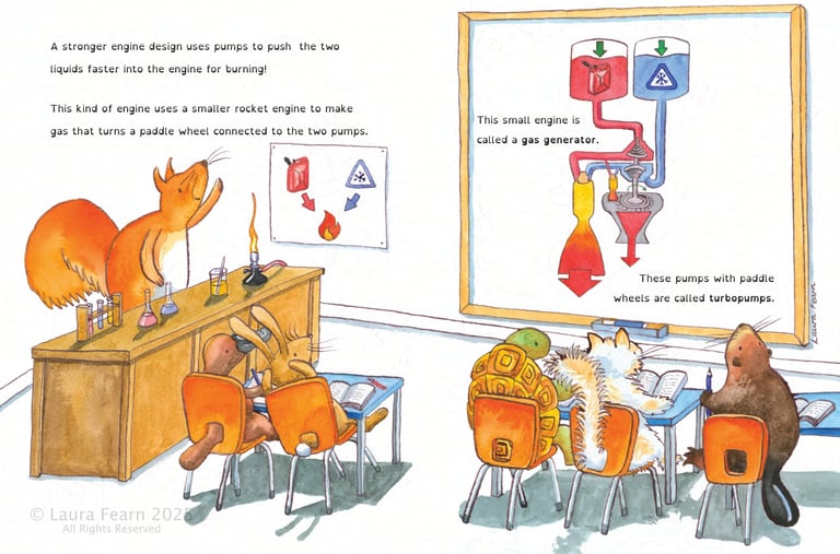 A science classroom with animal pupils.