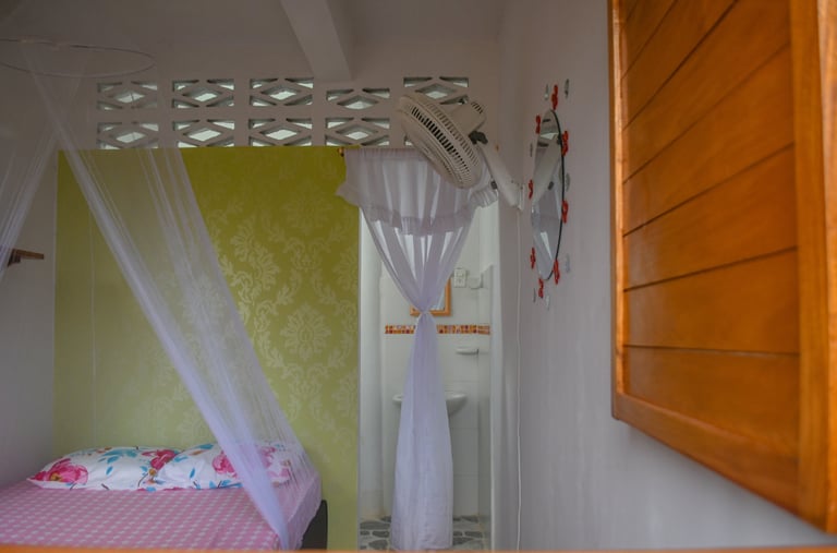 Cabaña doble isla fuerte