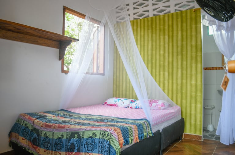 Cabaña doble isla fuerte