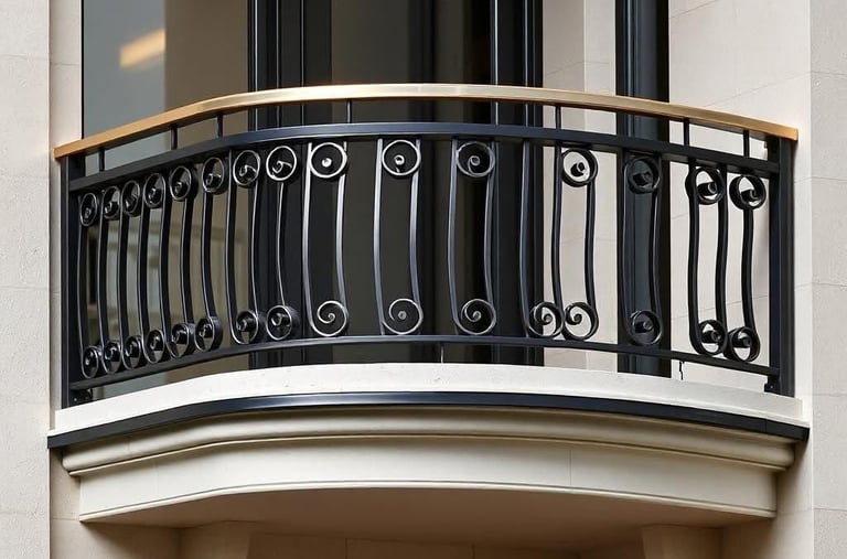 Protecciones de herrería balcones instalados en casa