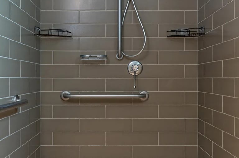 Roll in Shower - accessible