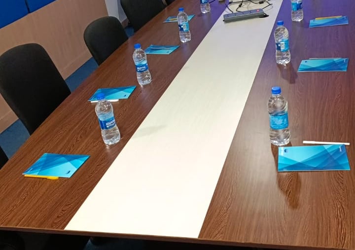 Representative image of Corporate meeting room.