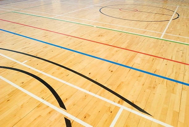 Wooden sports flooring 