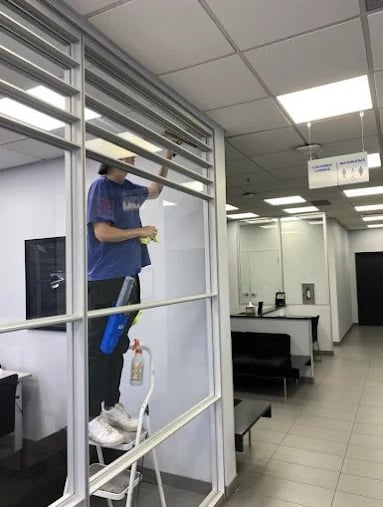 residential window cleaning airdrie