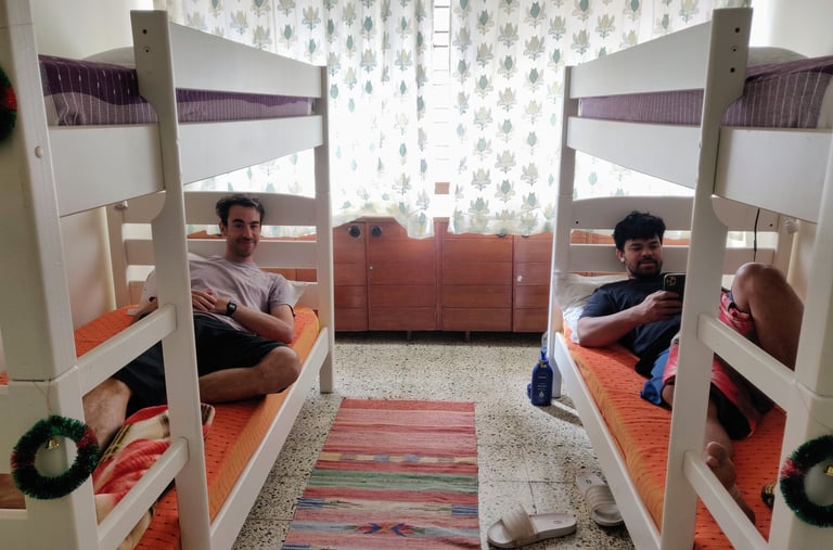 Mixed dormitory at Raahgir hostel