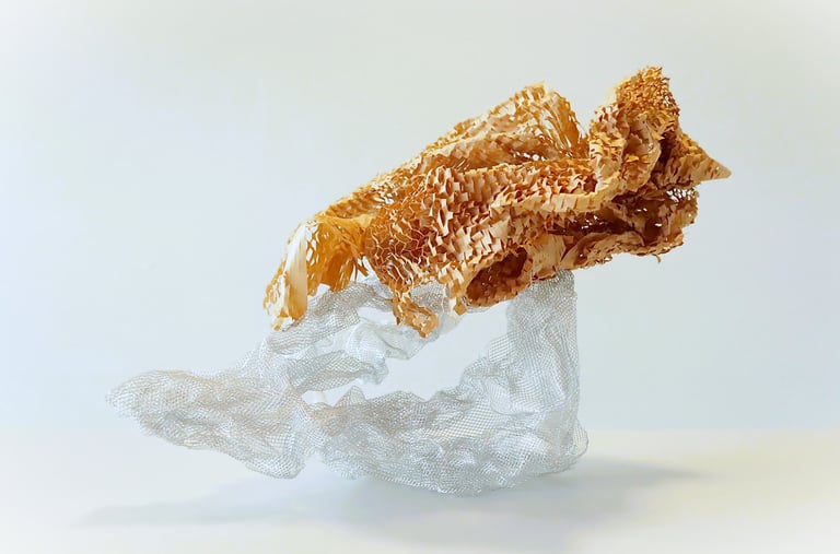 Sogetsu Ikebana workshop, featuring with unconventional materials, Ikebana International Switzerland