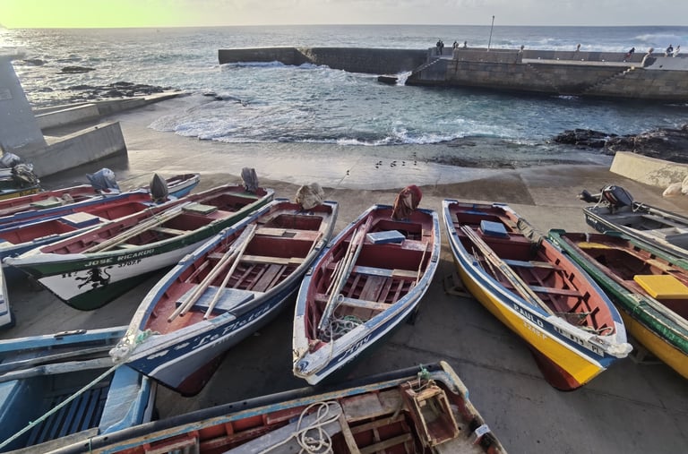 Santo Antao fishing port, Cape Verde
