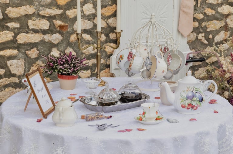 Tea party décoration éco responsable dans le Loiret