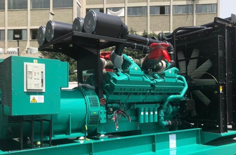 Cummins QSK60 G4 2250 kVA, 380v. 50 Hz.