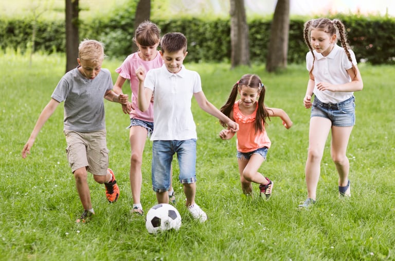 children playing