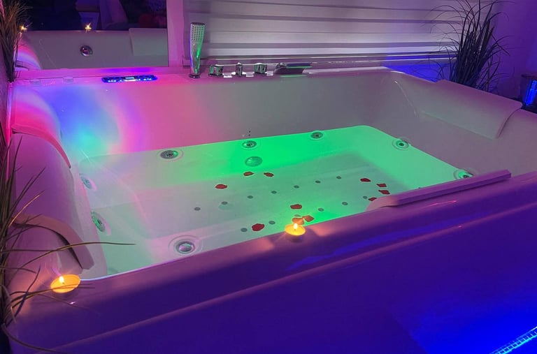 cromoterapia vasca idromassaggio suite deluxe