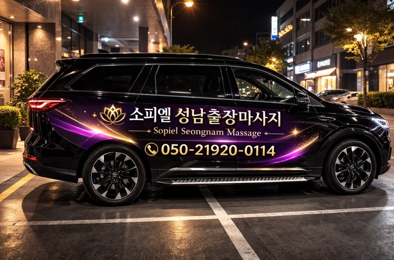 소피엘 성남출장마사지 차량