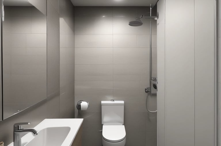 Fitness center with state-of-the-art equipment and large mirrors for a motivating workout.