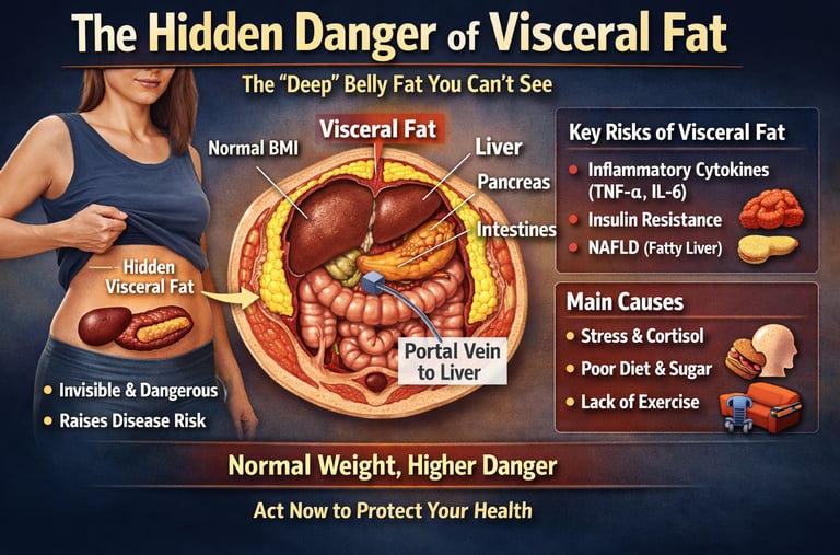 Belly Fat Explained: Why Visceral Fat Is More Dangerous Than You Think