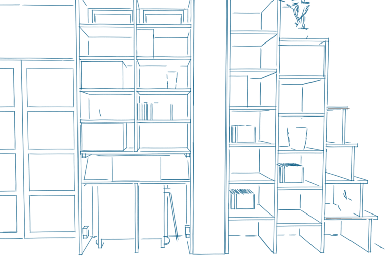 Habillage de climatiseur sur mesure Shelfi – La Garenne-Colombes – meuble optimisé ventilation