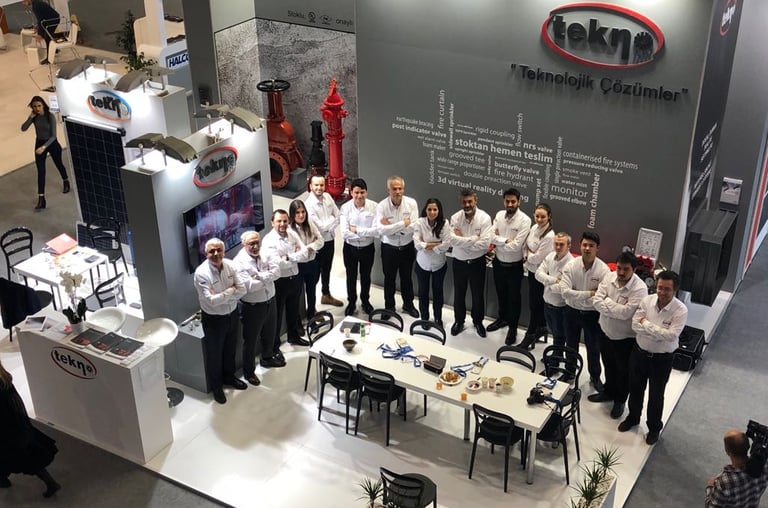Tekno yangın Sodex fuarı