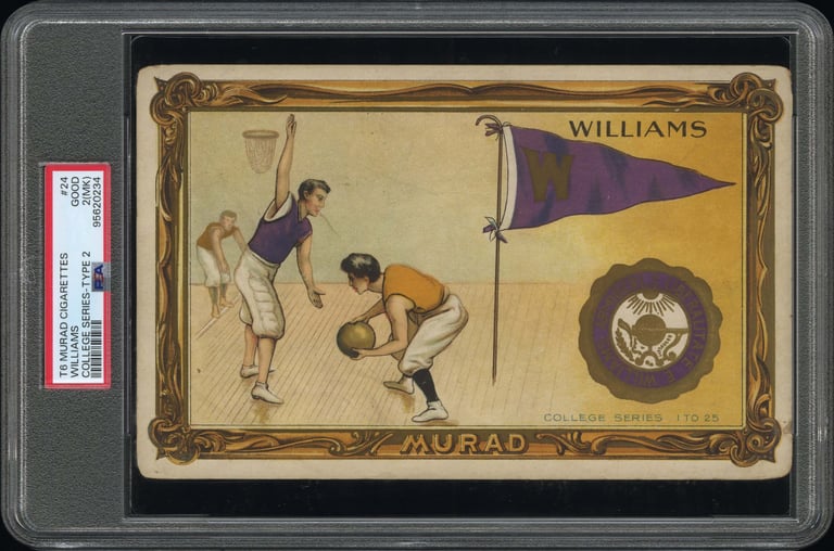 1910-11 Murad Williams College Basketball Type 2 T6 Cigarettes