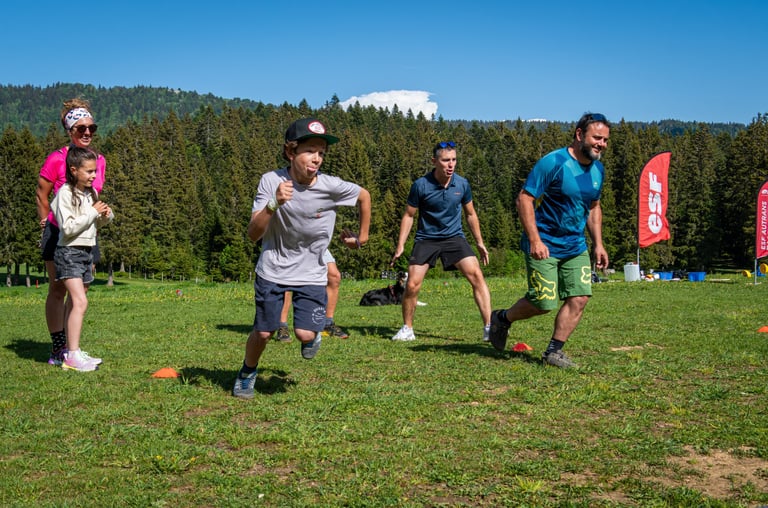 Activités Biathlon pour un groupe d'amis dans le Vercors