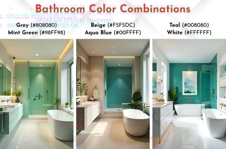 Best Bathroom Color Combinations