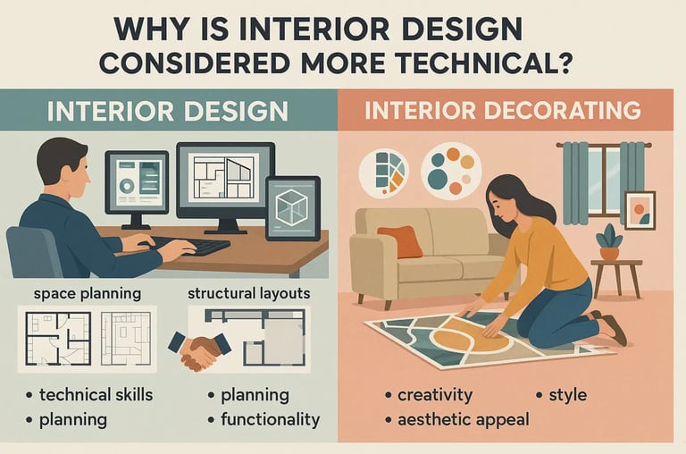 Why is Interior Design Considered More Technical?