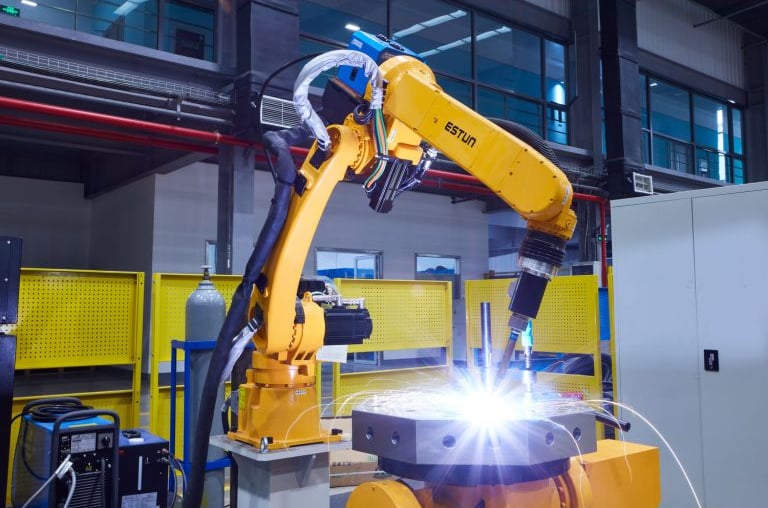 Robot industrial de soldadura chino de calidad en Mexico Estun 6ejes modelo ER