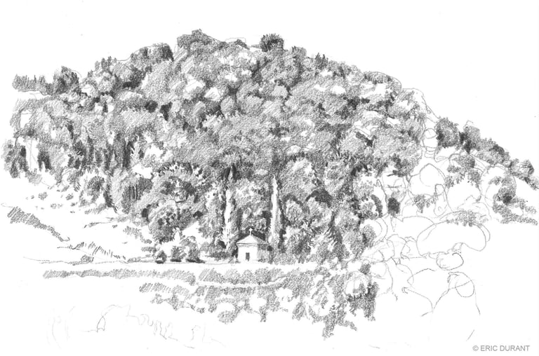 Dessin mine de plomb sur papier A4 - © Eric Durant