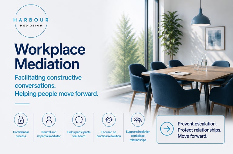Workplace Mediation services across Devon including Exeter, Torquay and Plymouth.