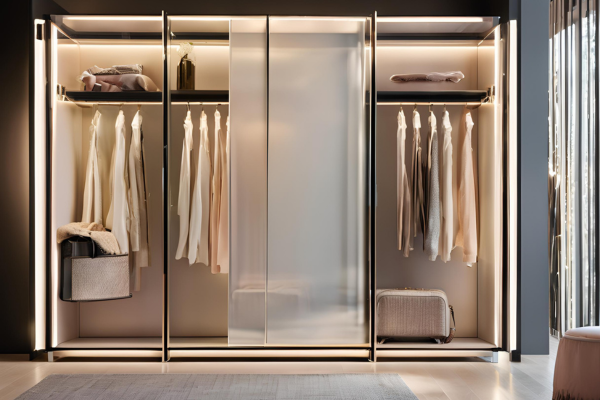Metal Door Sliding Wardrobe