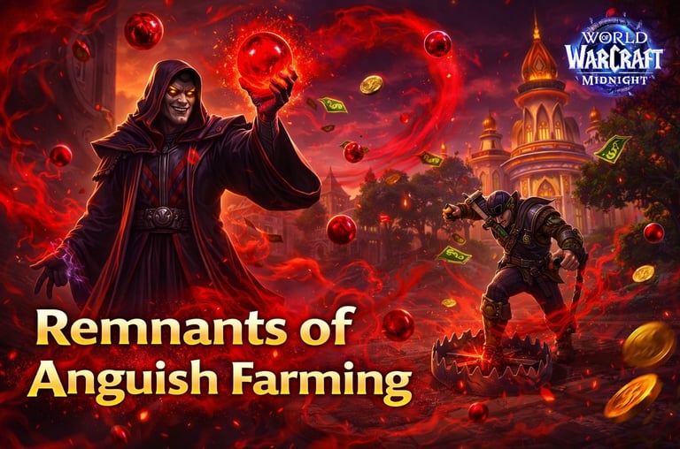 Prey system, Prey farming, Remnants of Anguish Farming, WoW, Midnight, Fastest way to level in Midnight, WoW Midnight