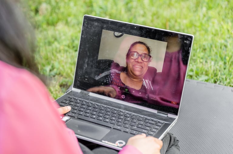Zoom spiritual coaching screenshot