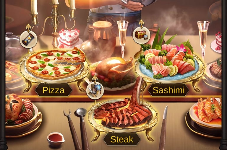 Feasting Revelry Prepare Dishes