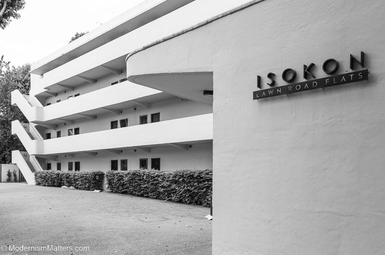 Lawn Road Flats (Isokon Building) ● Hampstead, London, UK ● Wells Coates ● 1933-1934 