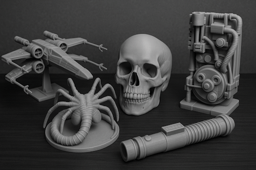 movie games and pop culture 3d printed replica items