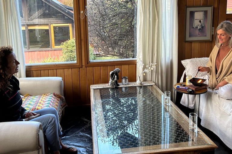 voluntarias homa practican agnihotra en san martín de los andes