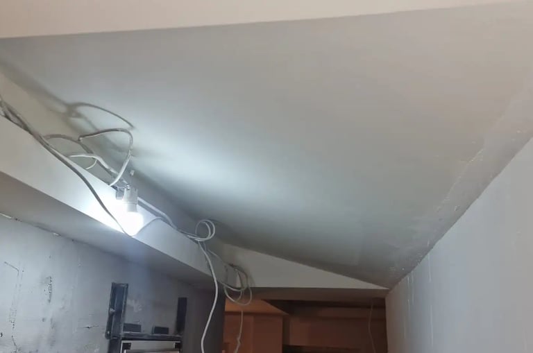 Spušteni plafon sa prostorom za rasvetu, Velisava Vulovića, Beograd