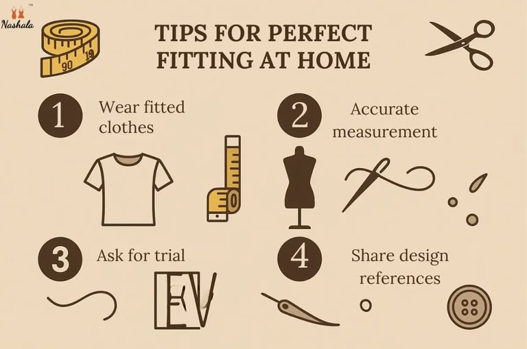 perfect fitting at home