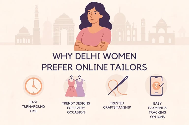 why delhi women prefer online tailors