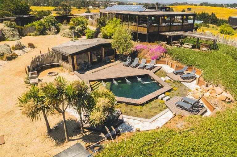 Cabañas en pichilemu con piscina