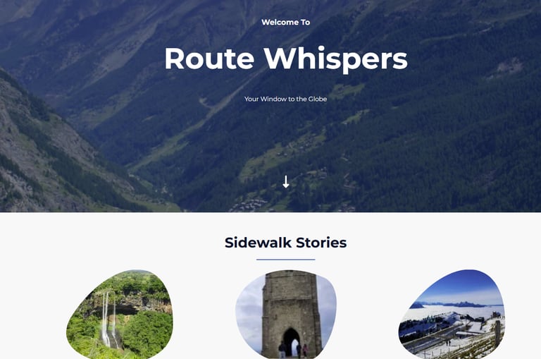 Routewhispers Homepage