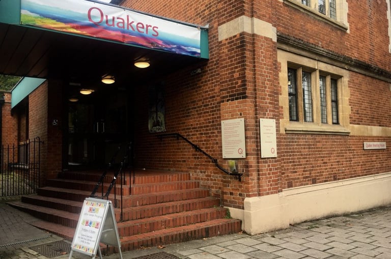 Friends Meeting House Front Entrance With Steps