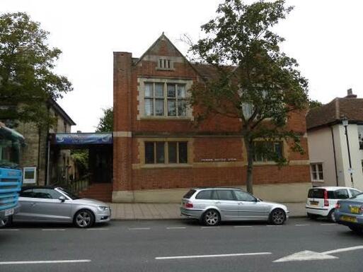 Front of Friends Meeting House and on street parking outside